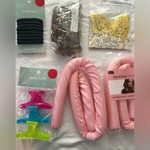 Bundle of Accessories for Hair and Butterflies 3D Decoration